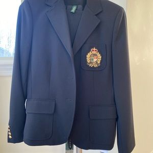 Ralph Lauren women’s black suit size 10